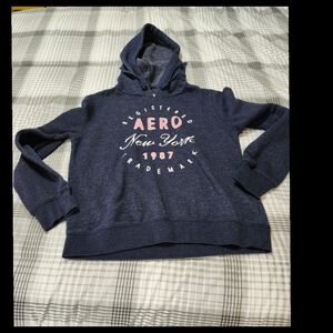 dark blue Aeropostale hoodie Size Medium●